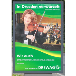 für DREWAG Plakatmotiv, Geigerin Dresdner Philharmonie