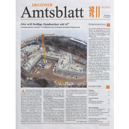 Titel Dresdner Amtsblatt